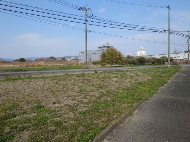 朝倉市平塚　売り土地の外観