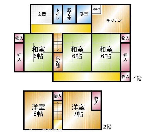 姫路市苫編　　JR「英賀保駅」徒歩7分の間取り