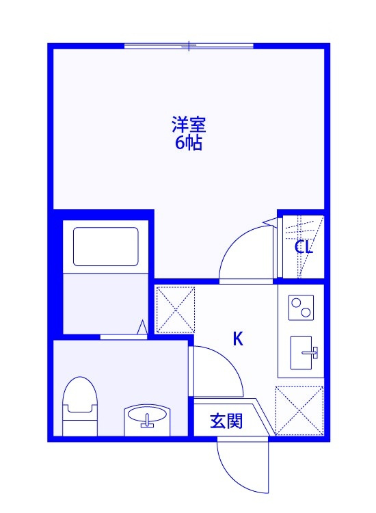 オリーブ西堀の間取り