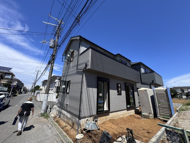六高台４丁目70番【六実小学校:徒歩４分】の外観|A号棟外観・8月28日撮影・もうすぐ完成！