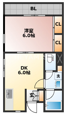 スプランドォールの間取り