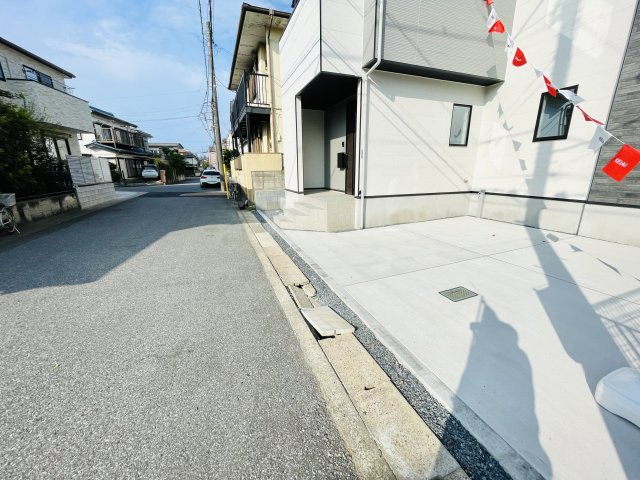市原市五井７期の前面道路含む現地写真
