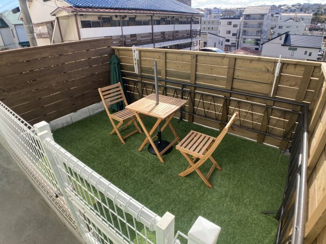 Cozy鈴東ハイツⅠのその他|ペットと一緒に遊べるテラス付き