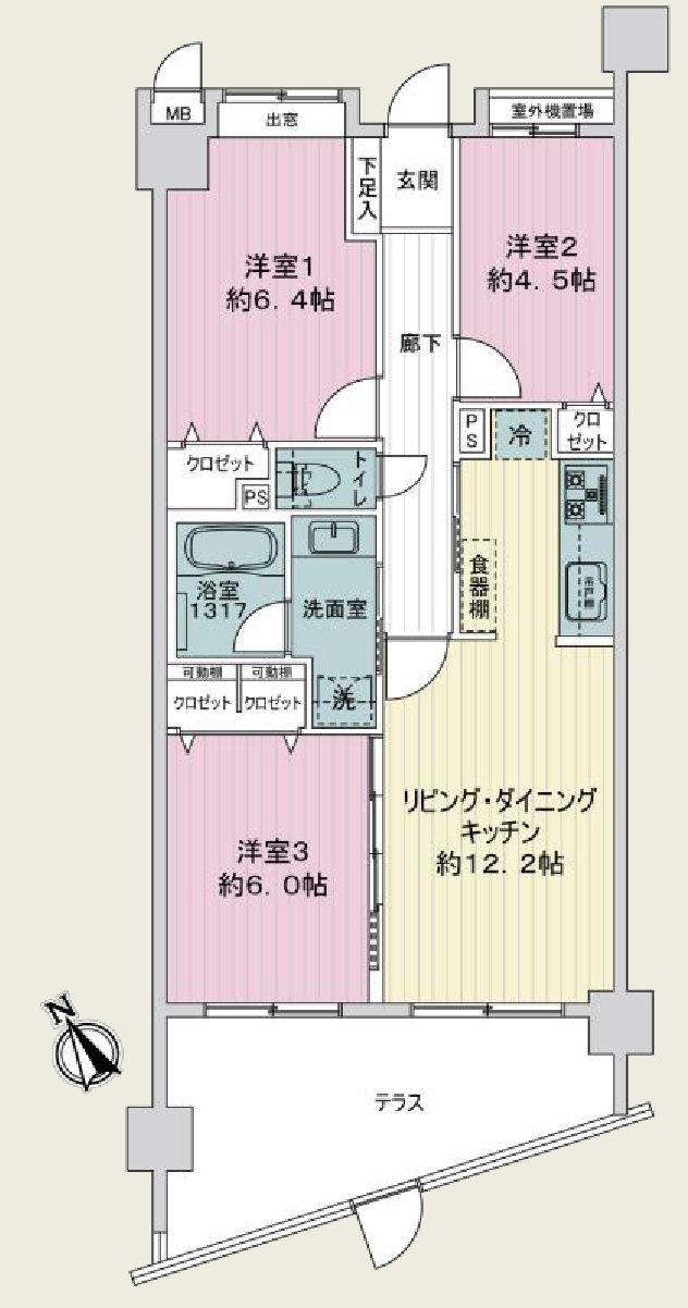 ライオンズガーデン府中武蔵野台