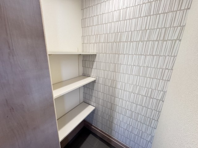 松戸市六高台４丁目新築戸建【六実小学校:4分】の玄関|玄関ホール横・シューズインクローク