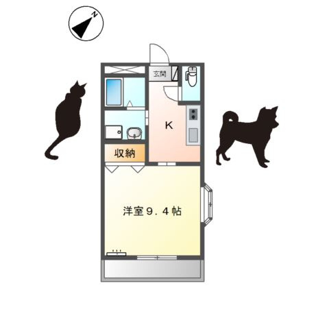 アコードタウンⅢの間取り