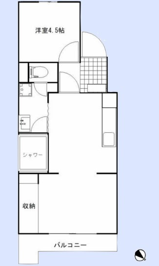 キャッスルメジェール鶴瀬の間取り