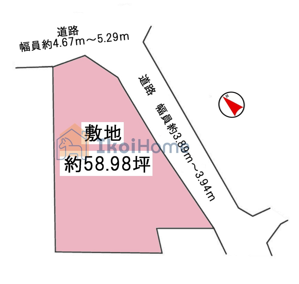 明石市大久保町大久保町　土地の土地図|●年中無休：当日予約可●広いです！土地約59坪ございますので広々した庭付きの一戸建てが建てれます♪
