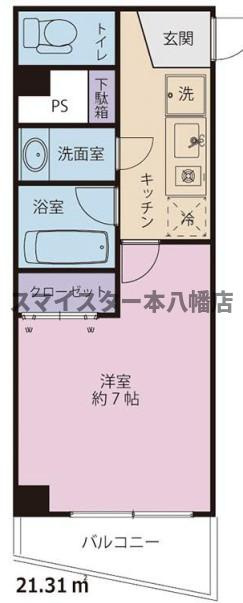 キューブエスの間取り