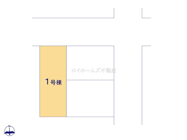 【区画図】 | 名古屋市北区生駒町１丁目34-1『仲介料無料』新築戸建て | 1号棟