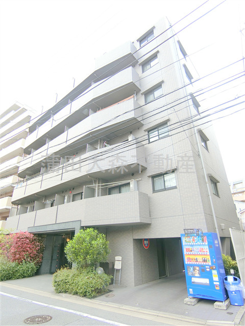 ルーブル蒲田六番館の外観|2009年2月築　RC鉄筋コンクリート造地上6階建て1K～2DK総戸数50戸の人気分譲賃貸マンション　東京都大田区蒲田本町1丁目　JR京浜東北線蒲田駅、京浜急行本線京急蒲田駅