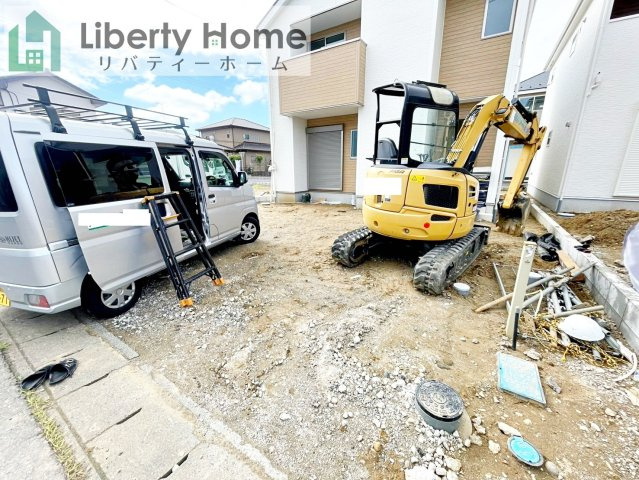 神栖市深芝南1丁目01期　4号棟　新築戸建の駐車場