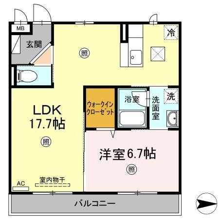 ホワイトローズの間取り