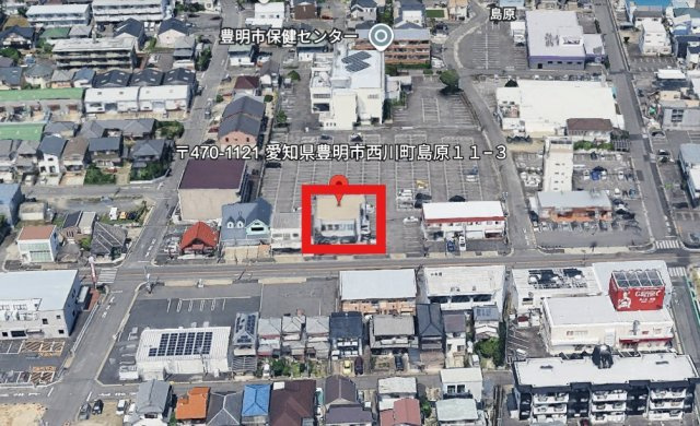 西川町島原貸店舗事務所の周辺