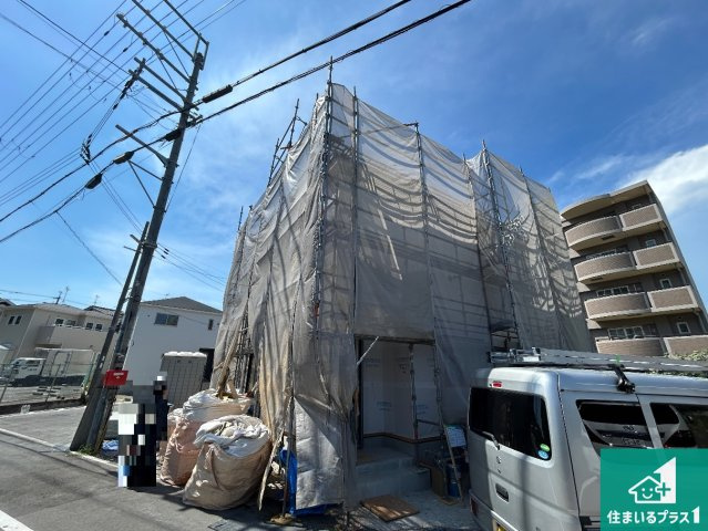 ●大和郡山市箕山町　第2期　新築一戸建ての外観|現在はこんな感じです。完成までが待ち遠しいですね。