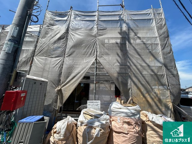●大和郡山市箕山町　第2期　新築一戸建ての外観|建築中ですが現地を見ると分かる事もございますので、ぜひ一度現地をご覧ください。