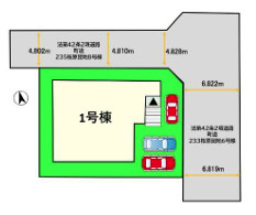 糟屋郡宇美町桜原1丁目11期　1号棟の区画図