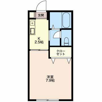 リブェール高岡の間取り