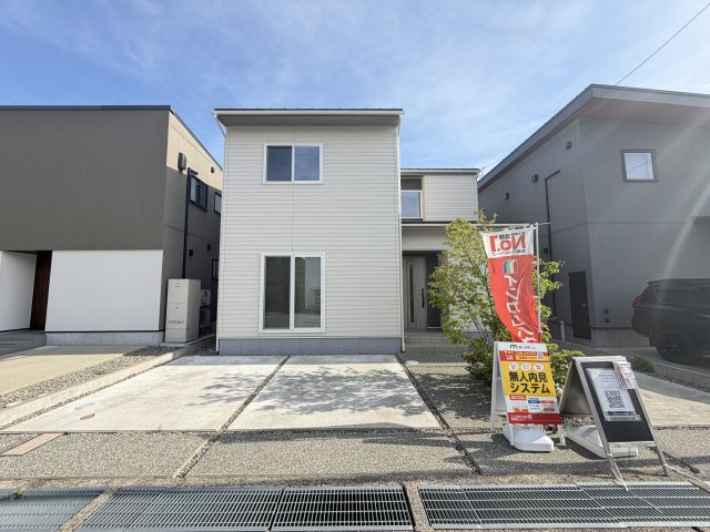 金沢市　三口町火（三口駅）２階建　4LDKの外観|きれいな外観です