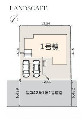 戸建 横浜市青葉区桜台の区画図
