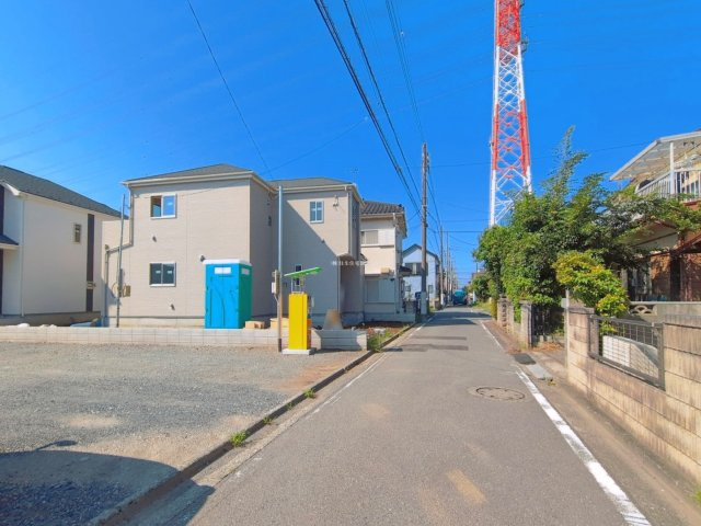 ふじみ野市大井中央３丁目の新築一戸建の前面道路含む現地写真|北側約4ｍ公道