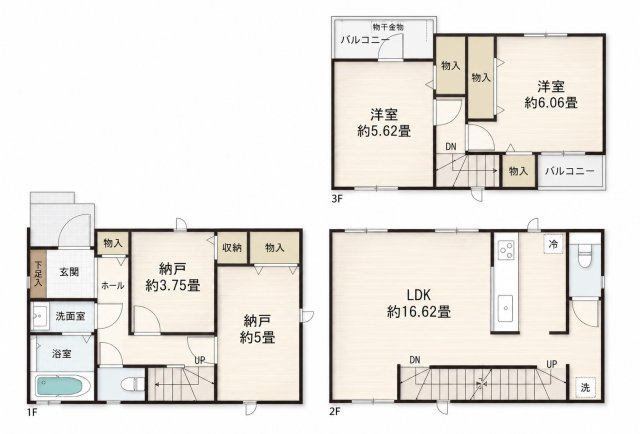 【間取り】 | 戸建 横浜市南区睦町２丁目