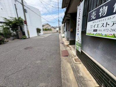 【前面道路含む現地写真】 | 永代町１丁　売土地 | 前面道路約７．８ｍ！運転が苦手な方も安心ですね♪