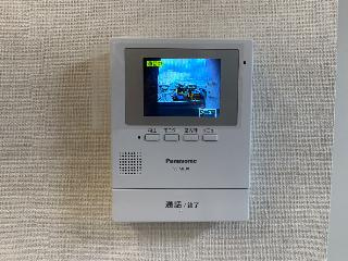 日高市武蔵高萩　アパートⅡ期新築工事の内装|カメラ付インターホン（イメージ）