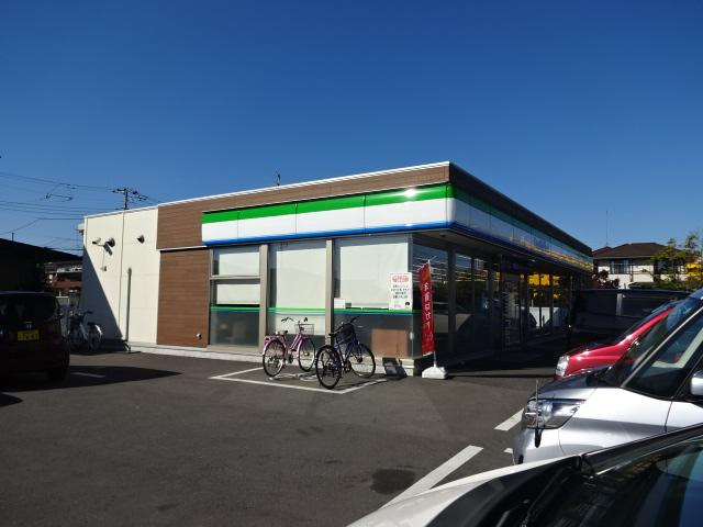 日高市武蔵高萩　アパートⅡ期新築工事の周辺|ファミリーマート日高高萩店まで506ｍ