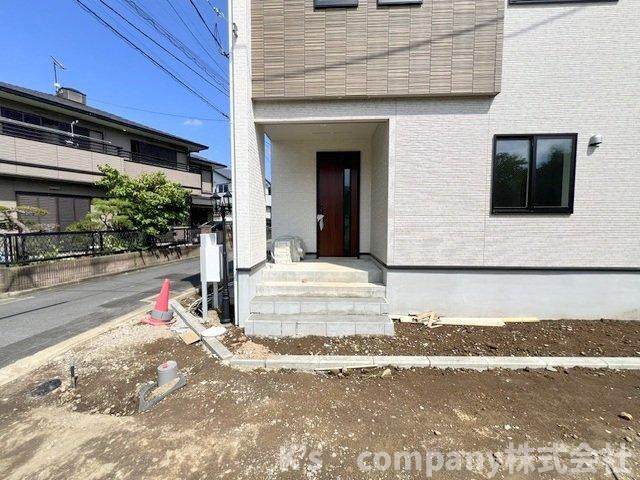 茅ヶ崎市香川4丁目　新築戸建　1号棟の玄関|2026.8.10撮影◇