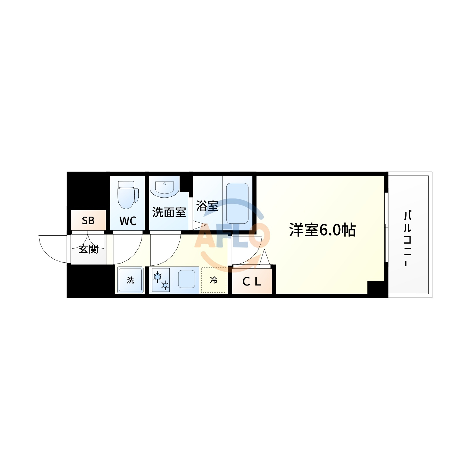 スプランディッド新大阪ウエストの間取り|スプランディッド新大阪WEST　間取り