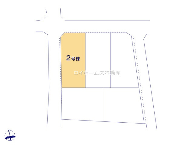 【区画図】 | 北名古屋市六ツ師中屋敷549『仲介料無料』新築戸建て | 2号棟