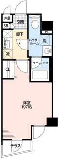 【間取り】 | エル・ヴィエント・アース池袋 | 間取りです。