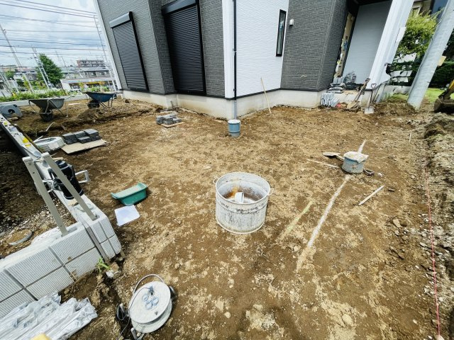 グラファーレ佐倉市上志津16期の外観|8月17日撮影