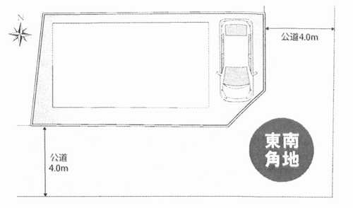 綾瀬市蓼川1丁目　新築戸建全1棟の区画図