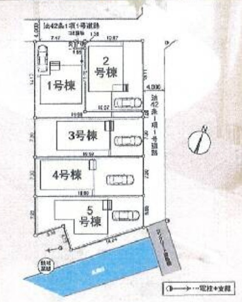 【4号棟　区画図】