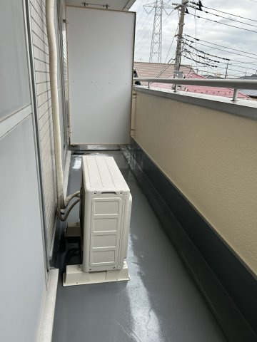 島根ハイツのバルコニー