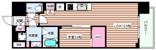 【間取り】 | コンフォリア・リヴ東梅田