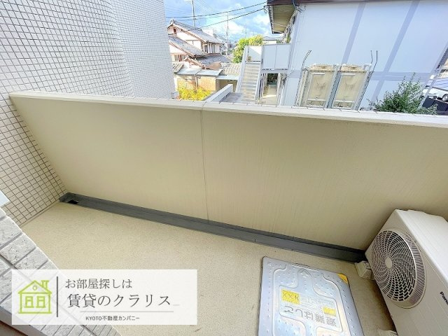 ティアレ長岡京のバルコニー