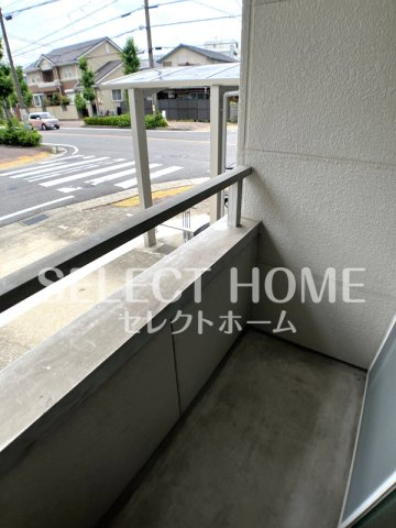 【バルコニー】 | ブローニィ山本Ｂ | 落ち着いた時間を過ごせるバルコニーです