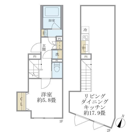 【間取り】 | プラティーク中野坂上