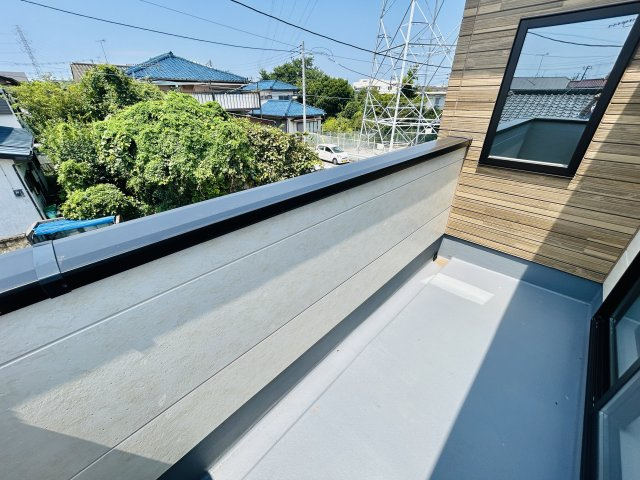 千葉市花見川区三角町2期のバルコニー