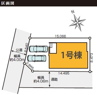 千葉市花見川区三角町2期の区画図
