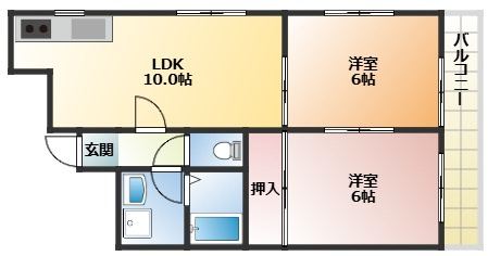 【間取り】 | コーポラスサタ