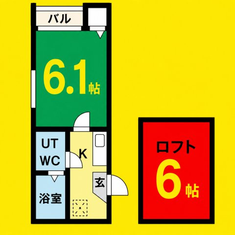 アイリス本陣　名古屋市賃貸　仲介手数料無料の間取り