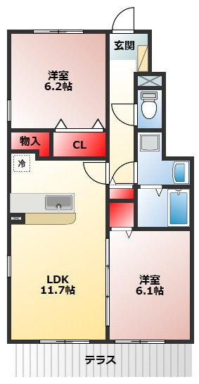 【間取り】 | ネオビヤンⅠ