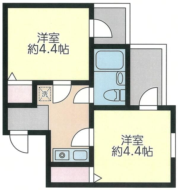 アスタック弐番館の間取り