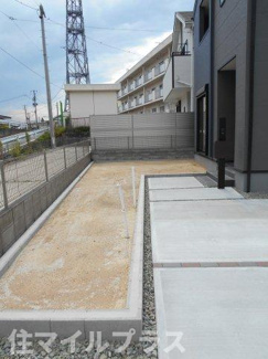 【庭】 | 郡山市横塚6丁目新築一戸建て1棟 | お庭の付いた物件です