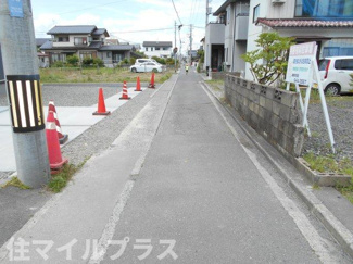 【前面道路含む現地写真】 | 郡山市横塚6丁目新築一戸建て1棟 | 前面道路含む現地写真です
