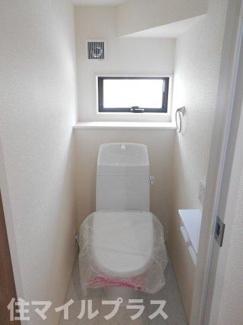 【トイレ】 | 郡山市横塚6丁目新築一戸建て1棟 | シンプルで使いやすいトイレです